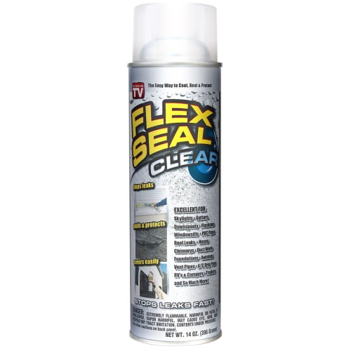 Flex Seal Spray de Recubrimiento Sellador de Caucho Líquido, Transparente, 14oz